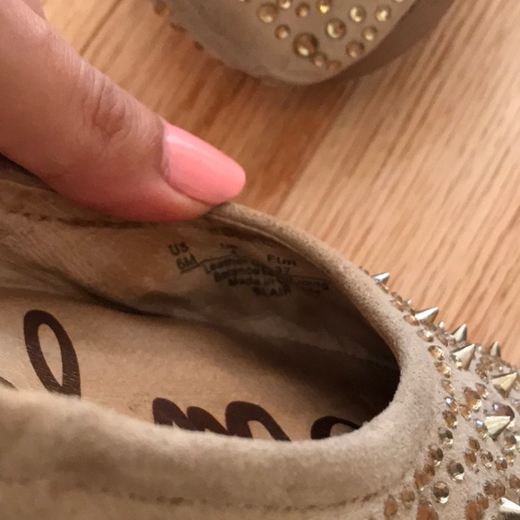 ⚡️FLASH SALE!✨ Sam Edelman Blair Embellished Spiked Ballet Flat 6 - Picture 14 of 15